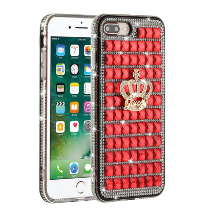For Apple iPhone 8 /7/6s/6 /SE 2nd Generation Fashion Luxury 3D Bling Diamonds Rhinestone Jeweled Ornament Shiny Crystal  Phone Case Cover