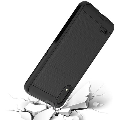 Samsung Galaxy S22 /Plus Ultra Hybrid Rugged Brushed Metallic Design [Soft TPU + Hard PC] Dual Layer Shockproof Armor Impact Slim  Phone Case Cover