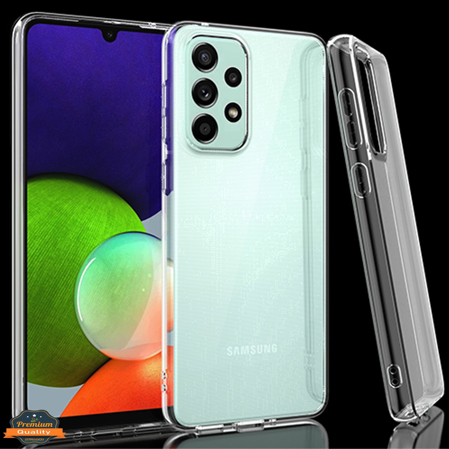 For Samsung Galaxy A33 5G Ultra Slim Thin Transparent Silicone Soft Skin Flexible TPU Gel Rubber Candy Gummy Protective Hybrid  Phone Case Cover