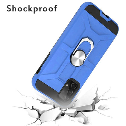 For Samsung Galaxy A32 4G Cases with Stand Kickstand Ring Holder [360° Rotating] Armor Dual Layer Work with Magnetic Car Mount PC+TPU Hard  Phone Case Cover