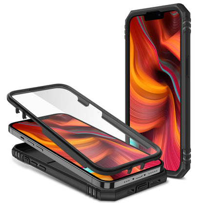 For Apple iPhone 14 (6.1") Hybrid Built-in 360° Rotate Magnetic Ring Stand with Camera Protection Heavy Duty Shockproof  Phone Case Cover