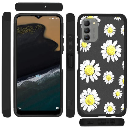 For Nokia G400 5G Graphic Design Stylish Pattern Hard PC TPU Tough Strong Hybrid Shockproof Armor Frame  Phone Case Cover