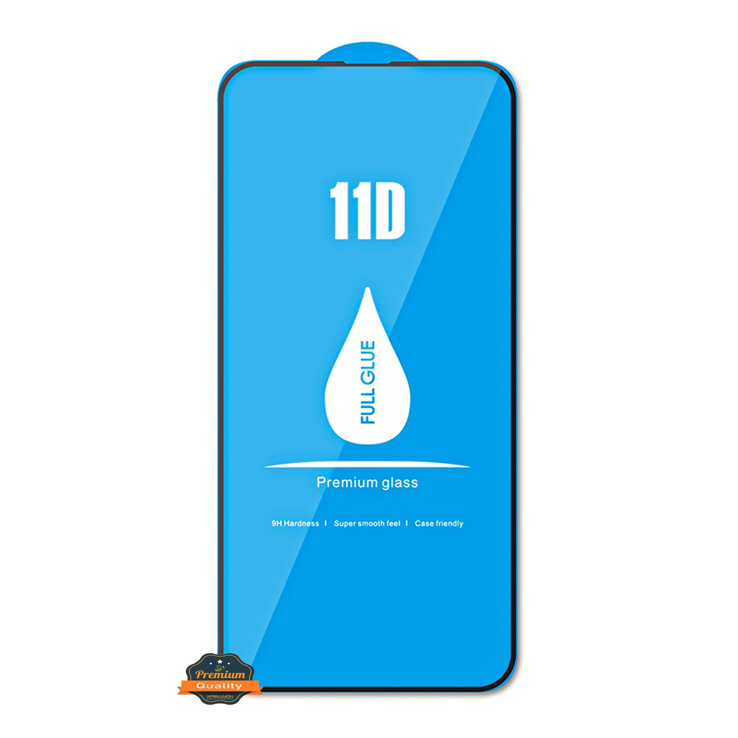 For Apple iPhone 11 (6.1") Screen Protector Full Glue High Grade Tempered Glass Clear Transparent Curved Screen Full Coverage High Response Clear Screen Protector