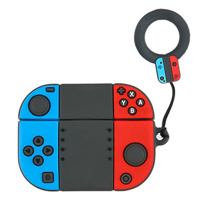 For Apple AirPods 3 (2021) Hybrid Cute 3D Fun Design Silicone Skin Cartoon Animal with Keychain Holder Rubber TPU Soft  Phone Case Cover