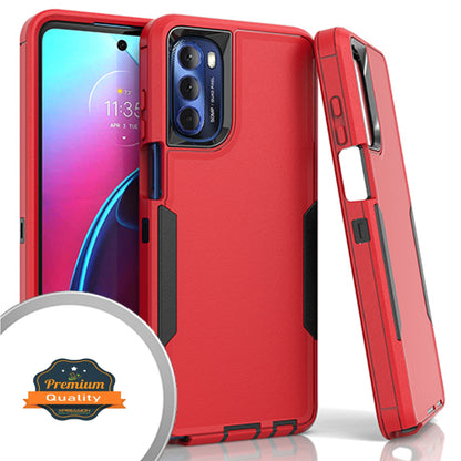 For Motorola Moto G Stylus 2022 4G Hybrid Shockproof Silicone Rubber TPU + Hard PC Heavy Duty Three Layer Protection  Phone Case Cover