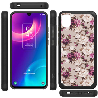 For TCL 30z Ultra Slim Corner Protection Shock Absorption Hybrid Dual Layer Hard TPU Rubber Frame Armor Defender  Phone Case Cover