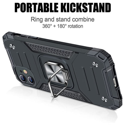 For Google Pixel 6 / 6 Pro Hybrid Dual Layer TPU and Hard PC Anti-Slip Full-Body Rugged Protective with Ring Stand Magnetic Kickstand  Phone Case Cover