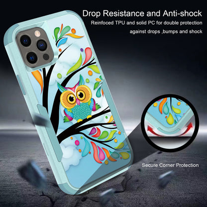 For Motorola Moto G Stylus 2022 4G Pattern Design Hybrid Bumper Rugged Dual Layer Heavy-Duty Military-Grade Hard  Phone Case Cover