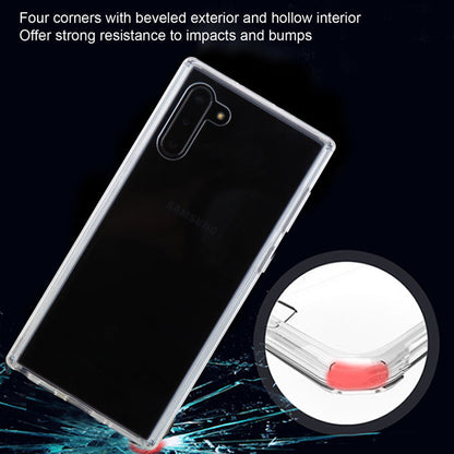 For Samsung Galaxy Note 10 (6.3) Slim Fit Hybrid Transparent Rubber Gummy Hard PC Soft Silicone Protective Clear Phone Case Cover