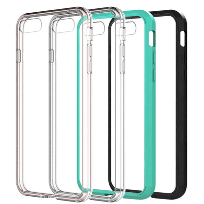 For Apple iPhone SE 3 (2022) Hybrid Transparent Clear Acrylic Back Hard Soft TPU Full Protective Bumper Extra Shock-Absorb  Phone Case Cover
