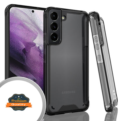 For Samsung Galaxy S23 /Plus /Ultra Slim Fit Frame Shockptoof Hybrid Rubber Silicone Gummy TPU Clear Hard Back Protective  Phone Case Cover