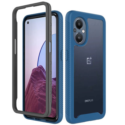 For OnePlus Nord N20 5G Clear Dual Layer Tuff Rugged Bumper Frame Heavy Duty Hybrid Shockproof Rubber TPU Defender  Phone Case Cover