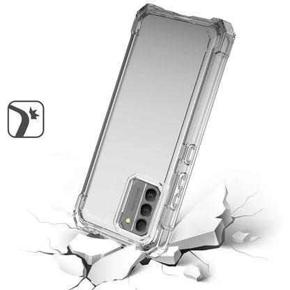 For Nokia G400 5G Clear Gradient Hybrid Thick Guard Shockproof Dual Layer Hard PC + TPU Bumper Frame Armor  Phone Case Cover
