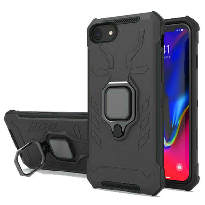 For Apple iPhone SE 2022 /SE 2020/8/7 Hybrid TPU Armor Military Protection Heavy Duty Shockproof with 360 Rotatable Ring  Phone Case Cover