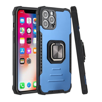 For Apple iPhone XR Hybrid with Stand Magnetic Ring Kickstand Bumper Shockproof Armor Heavy Duty Military Grade Hard  Phone Case Cover