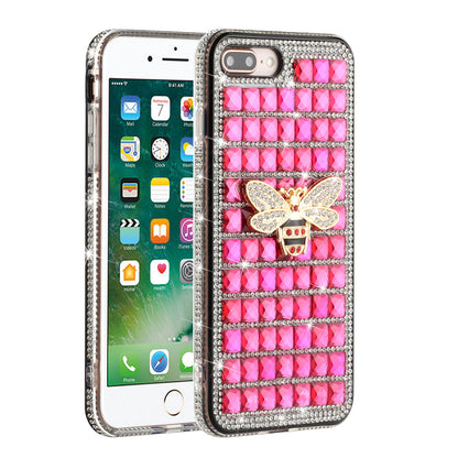 For Apple iPhone 8 /7/6s/6 /SE 2nd Generation Fashion Luxury 3D Bling Diamonds Rhinestone Jeweled Ornament Shiny Crystal  Phone Case Cover