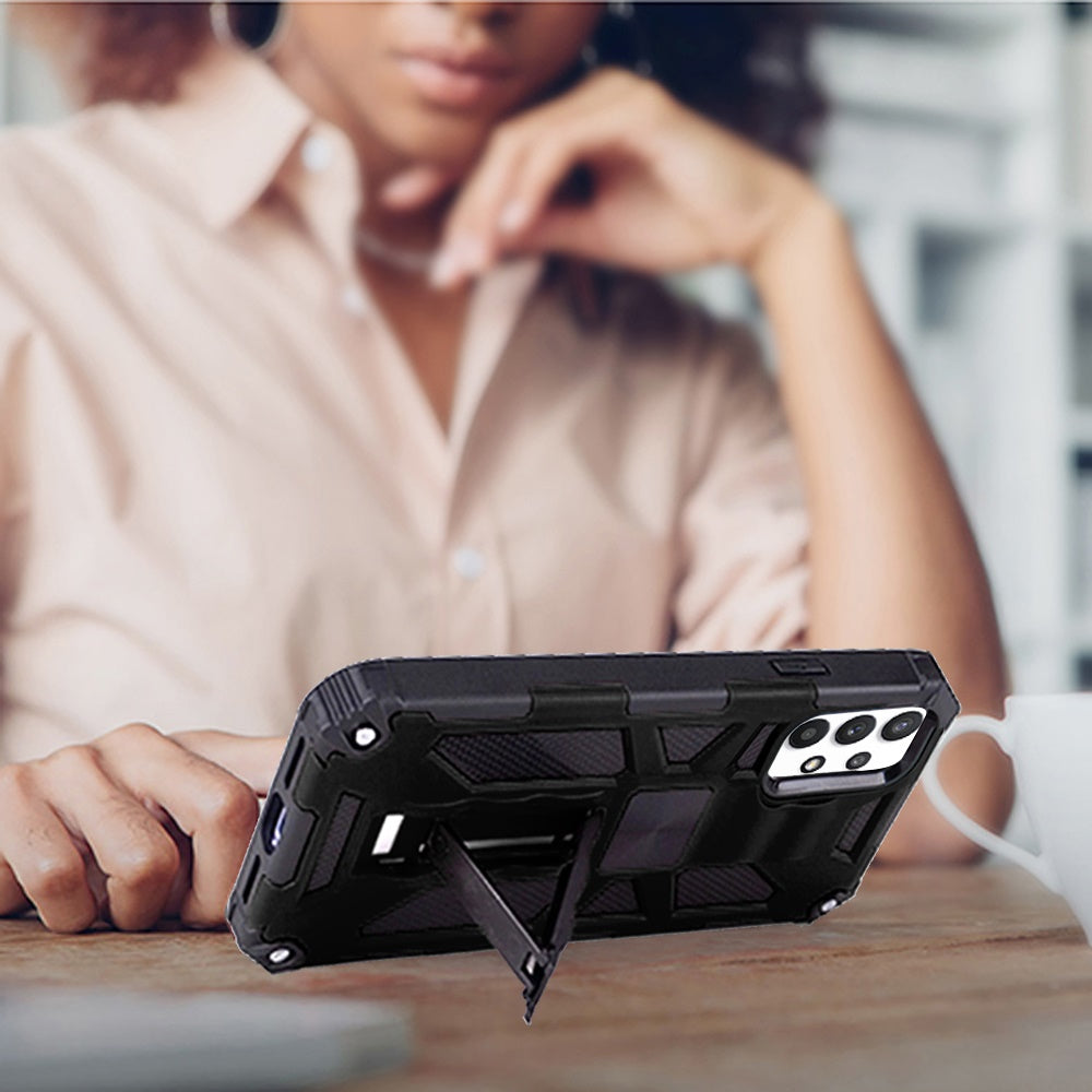 For Samsung Galaxy A53 5G Heavy Duty Stand Hybrid Shockproof [Military Grade] Rugged Protective with Built-in Kickstand  Phone Case Cover