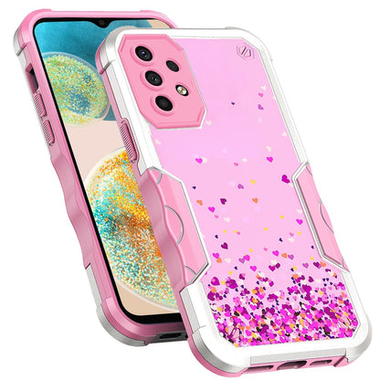 For Samsung Galaxy A23 5G Fashion Design Tough Shockproof Hybrid Stylish Pattern Heavy Duty TPU Rubber Armor  Phone Case Cover