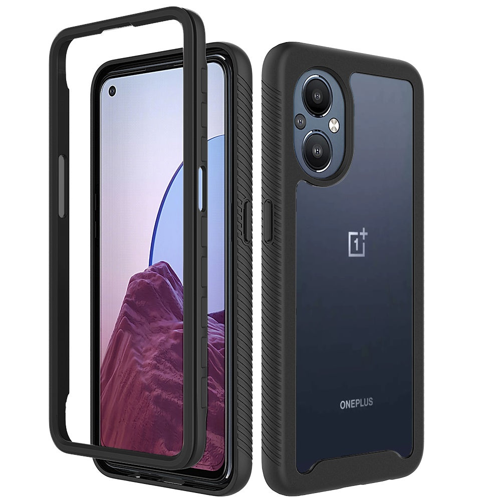 For OnePlus Nord N20 5G Clear Dual Layer Tuff Rugged Bumper Frame Heavy Duty Hybrid Shockproof Rubber TPU Defender  Phone Case Cover