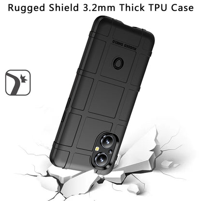 For OnePlus Nord N20 5G Rugged Shield Hybrid TPU Thick Solid Rough Armor Tactical Matte Grip Silicone Texture Protective  Phone Case Cover