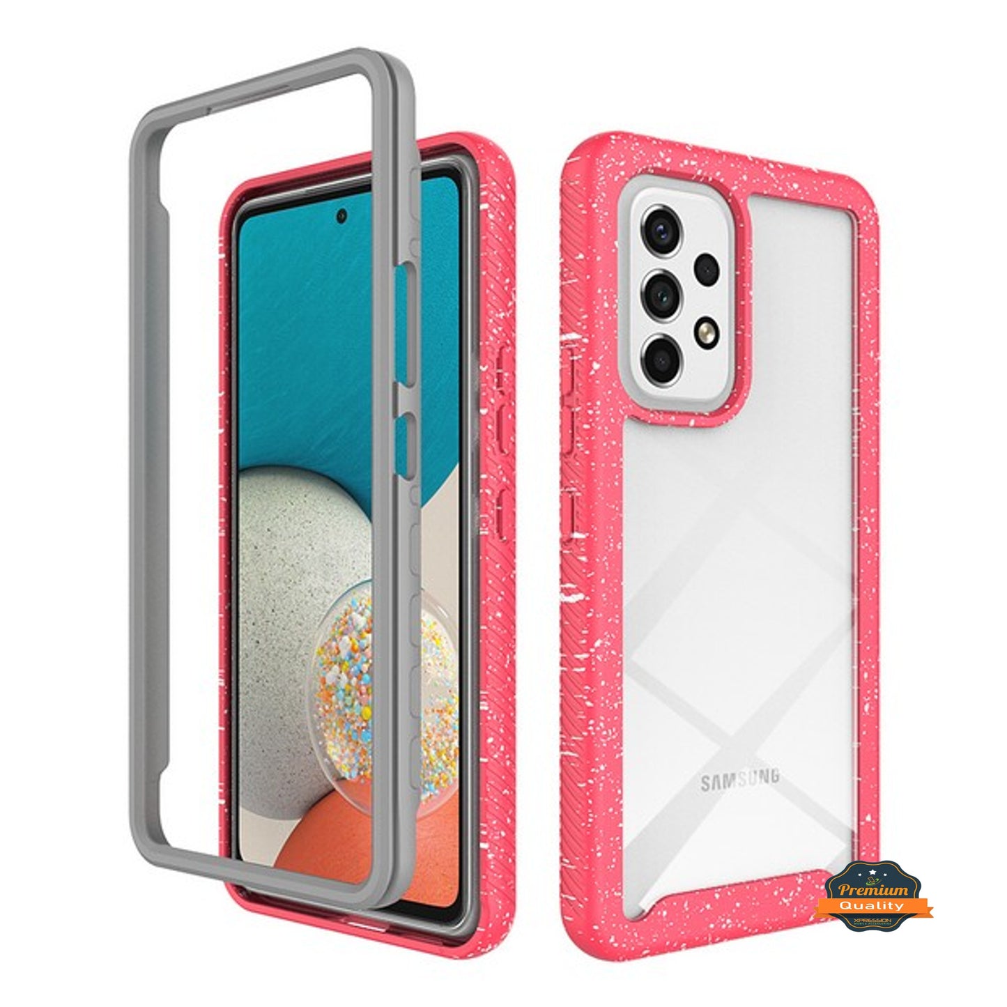 For Motorola Moto G Stylus 2021 4G Armor Slim Hybrid Double Layer Hard PC + TPU Transparent Back Rugged Shockproof  Phone Case Cover