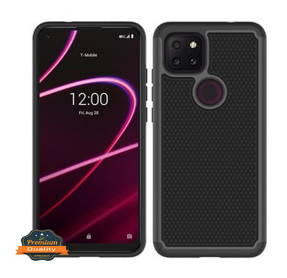 For Motorola Moto G Stylus 5G 2021 Hybrid Armor Rugged Textured Dual Layer TPU Back Shell Military-Grade Shockproof  Phone Case Cover