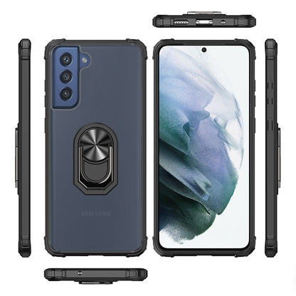 For Samsung Galaxy S22 /Plus Ultra Clear Silicone Shockproof Tuff Hybrid Protection Cover Transparent TPU with Magnetic Ring Kickstand  Phone Case Cover