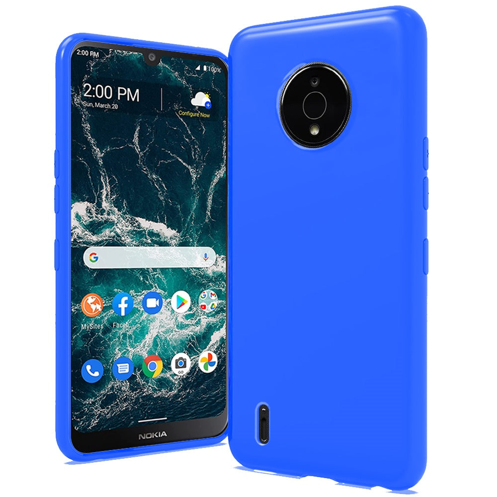 For Nokia C200 Premium Cases Hybrid Soft Silicone Gummy TPU Gel Candy Skin Flexible Skinny Slim Thin Protector  Phone Case Cover