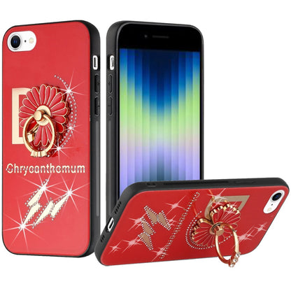 For Apple iPhone 11 (6.1")3D Diamond Bling Sparkly Glitter Ornaments Engraving Hybrid Armor Metal Fashion  Phone Case Cover
