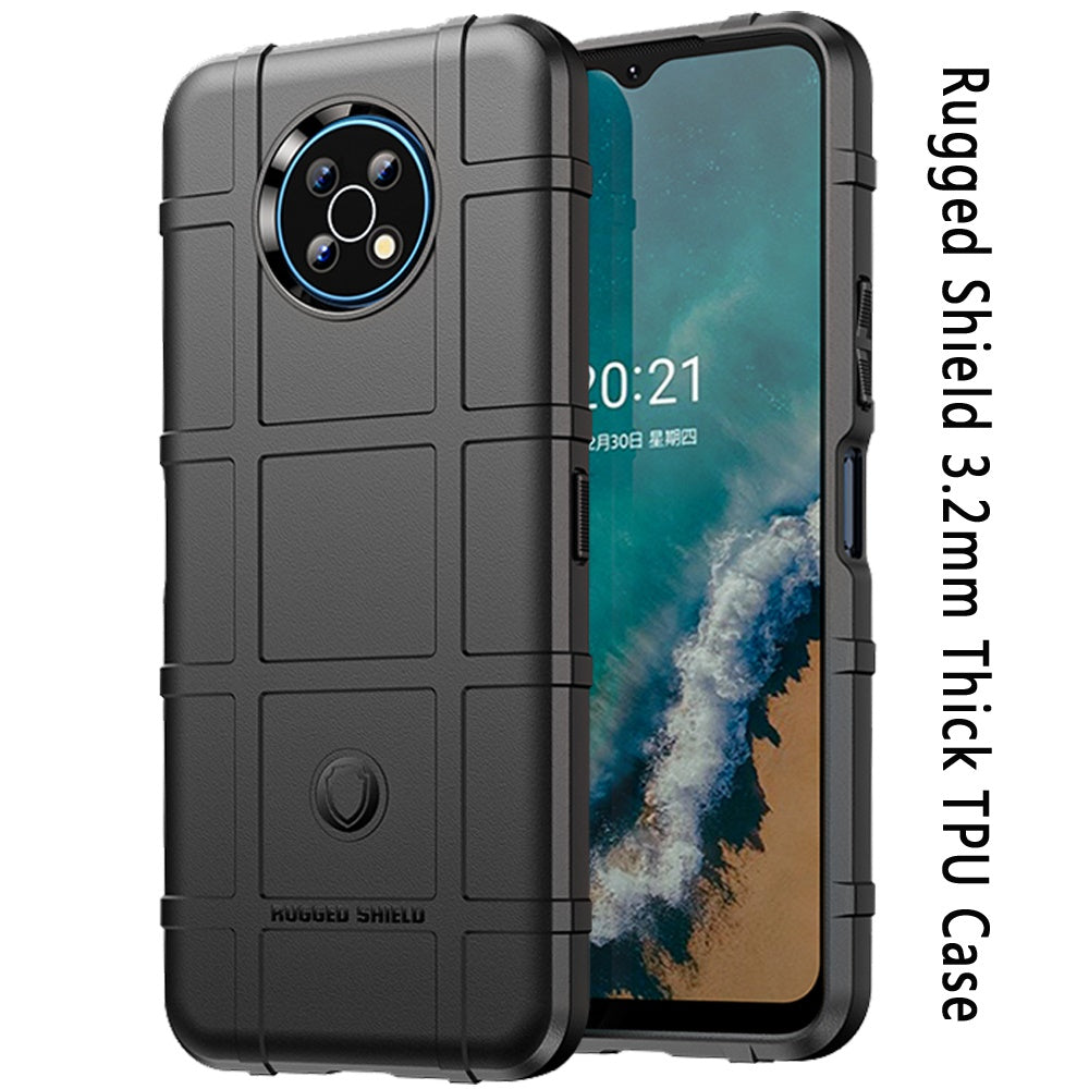 For Nokia G50 5G Rugged Shield Hybrid TPU Thick Solid Rough Armor Tactical Matte Grip Silicone Rubber Texture Protective  Phone Case Cover