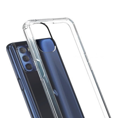 For Motorola Moto G Stylus 2022 4G Hybrid Slim Crystal Clear Transparent Shock-Absorption with TPU + Hard PC Back Frame  Phone Case Cover