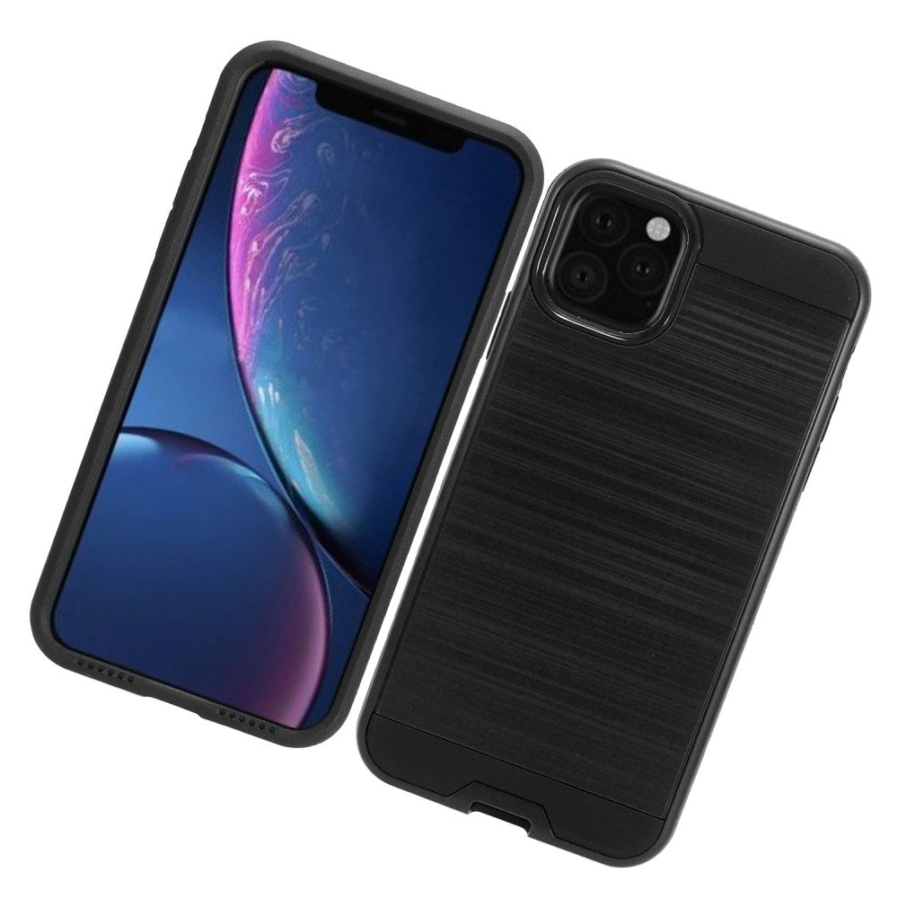 For Apple iPhone 14 /Plus Pro Max Brushed Texture Slim Hybrid Shockproof Dual Layer Hard PC & TPU Armor Rugged  Phone Case Cover