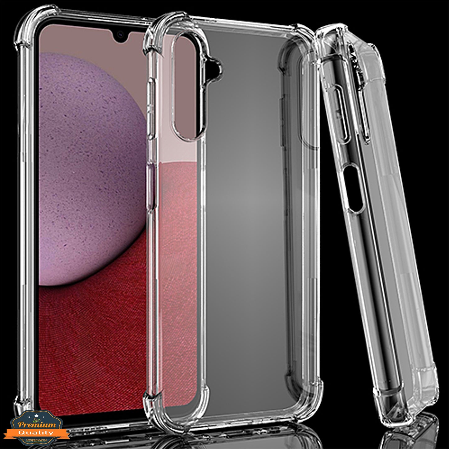 For Samsung Galaxy A54 5G HD Crystal Clear Hybrid TPU [Four-Corner Protective] Bumper Rubber Silicone Transparent Clear Phone Case Cover