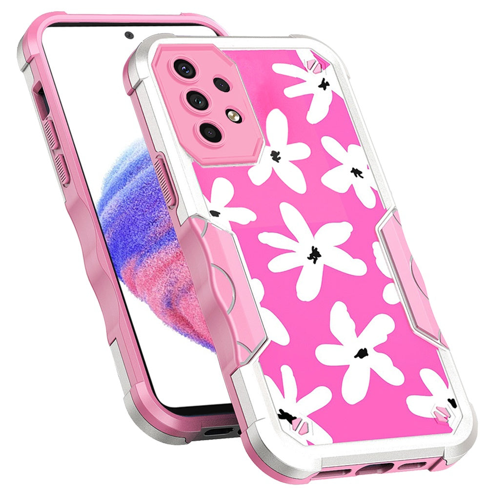For Samsung Galaxy A53 5G Fashion Design Tough Shockproof Hybrid Stylish Pattern Heavy Duty TPU Rubber Armor  Phone Case Cover
