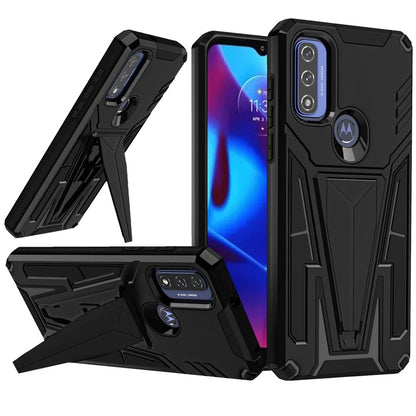 For Motorola Moto G Power 2022 Heavy Duty TPU Hybrid Built-in Kickstand Rugged Shockproof Military Grade Dual Layers  Phone Case Cover