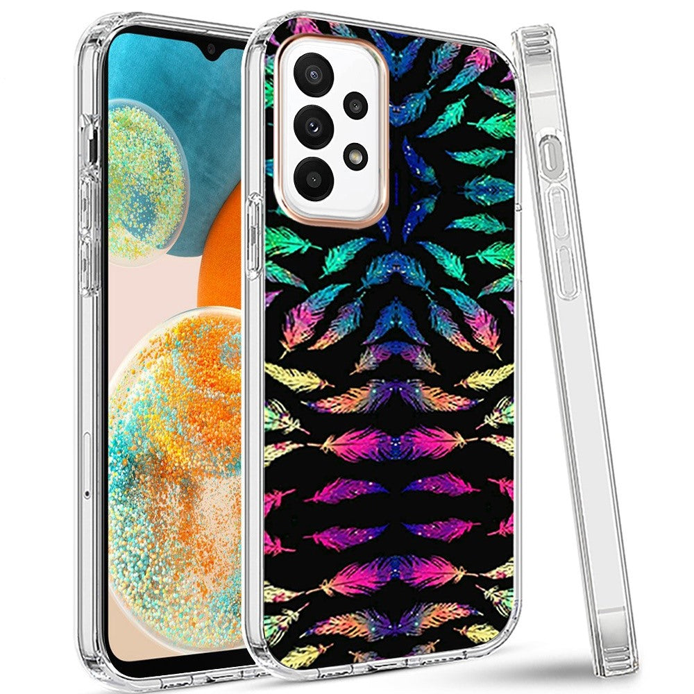 For Samsung Galaxy A23 5G Creative Stylish Fashion Design Hybrid Rubber TPU Hard PC Shockproof Armor Slim Fit  Phone Case Cover