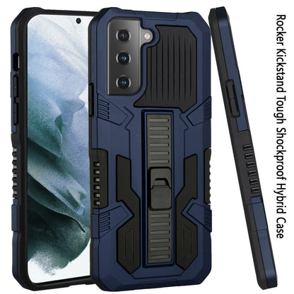 For Samsung Galaxy S22 Hybrid Tough Rugged [Shockproof] Dual Layer Protective with Kickstand Military Grade Hard PC + TPU  Phone Case Cover