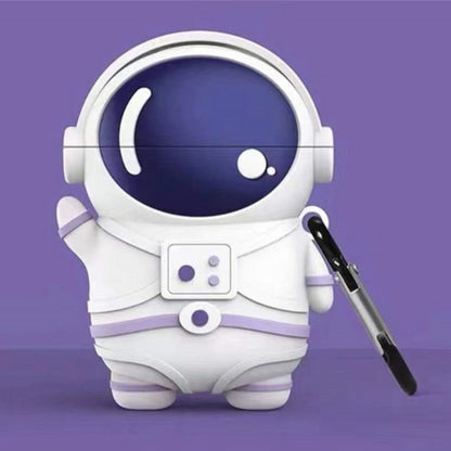 For Apple AirPods PRO Hybrid Cute 3D Fun Design Silicone Skin Cartoon Animal with Keychain Buckle Holder Rubber TPU Soft  Phone Case Cover