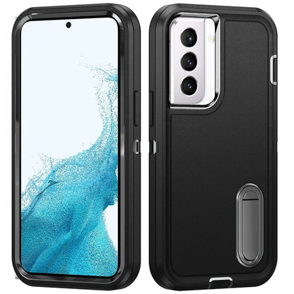For Samsung Galaxy S22 /Plus Ultra Hybrid 3 Layers 3in1 Hard PC Shockproof with Kickstand Heavy Duty TPU Rubber Anti-Drop  Phone Case Cover