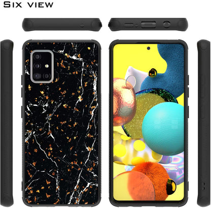 For Motorola Moto G Pure Marble Fashion Stone Stylish Flake Glitter Bling Hybrid Ultra Slim Glossy Soft TPU Rubber Hard PC Protection  Phone Case Cover