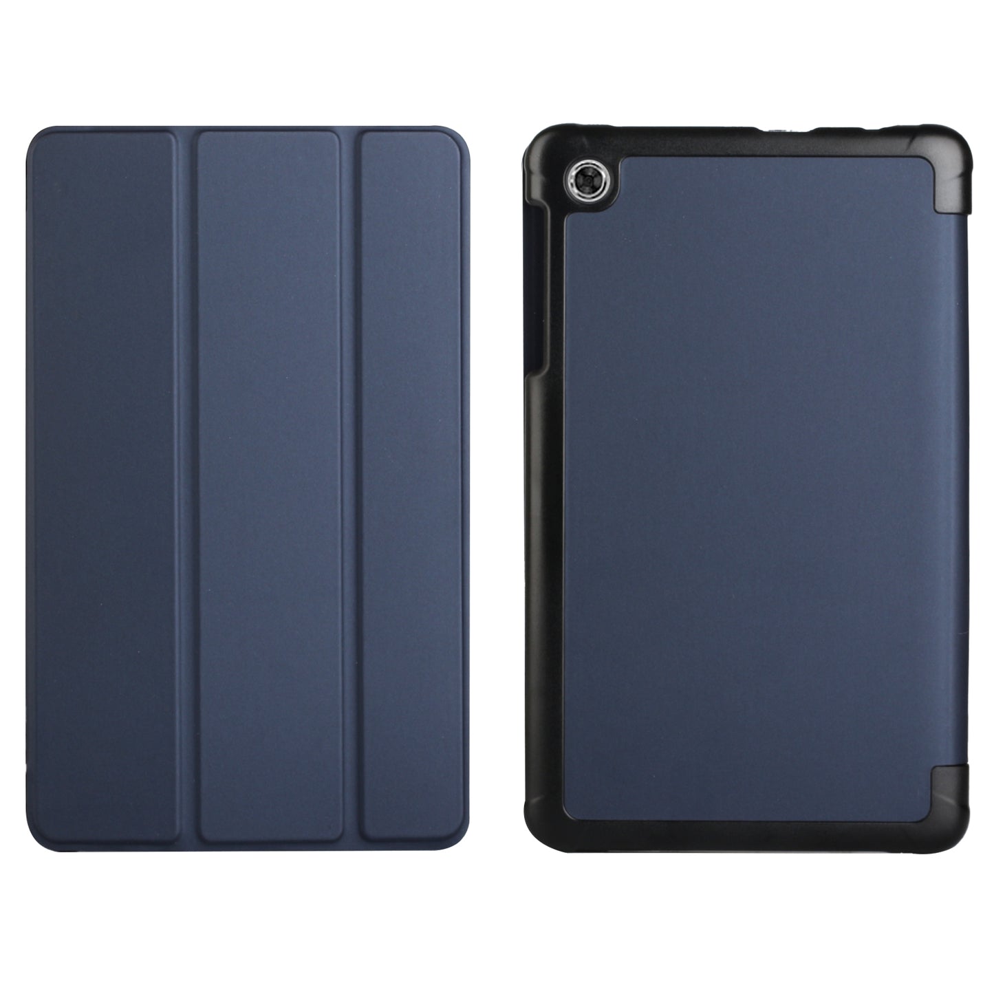 Case for Alcatel joy tab 2 Ultra Thin Lightweight Trifold Stand Magnetic Closure PU Leather Hard Shell Folio Hybrid Protective Tablet Blue Tablet Cover