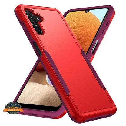 For Samsung Galaxy A13 5G Hybrid Bumper Rugged Dual Layer Heavy-Duty Military-Grade Rugged TPU Defender Protective  Phone Case Cover