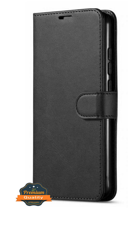 For Samsung Galaxy S20 FE /Fan Edition 5G Leather Wallet Case with Credit Card Holder Storage Kickstand & Magnetic Flip Black Phone Case Cover