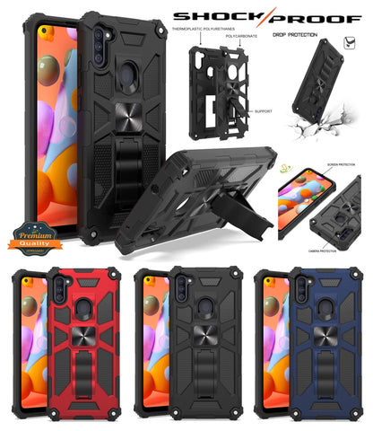 For Samsung Galaxy A13 5G Cases with Invisible Kickstand Stand Dual Layer Hybrid Defender Military Grade Shockproof Hard PC  Phone Case Cover