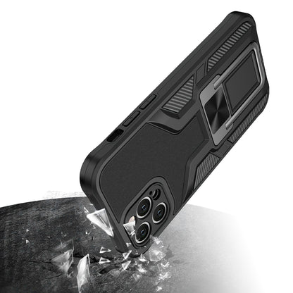 For Apple iPhone 13 Pro Max (6.7") Shockproof [Military-Grade] with Metal Magnetic Kickstand, Hybrid Rugged TPU Armor  Phone Case Cover