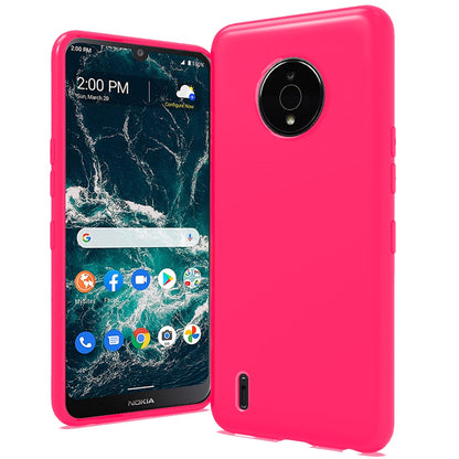 For Nokia C200 Premium Cases Hybrid Soft Silicone Gummy TPU Gel Candy Skin Flexible Skinny Slim Thin Protector  Phone Case Cover