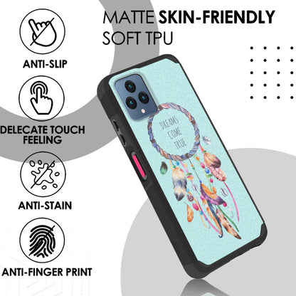 For Motorola Moto G Play 2023 Graphic Design Stylish Pattern Hard TPU Tough Hybrid Shockproof Armor Frame  Phone Case Cover