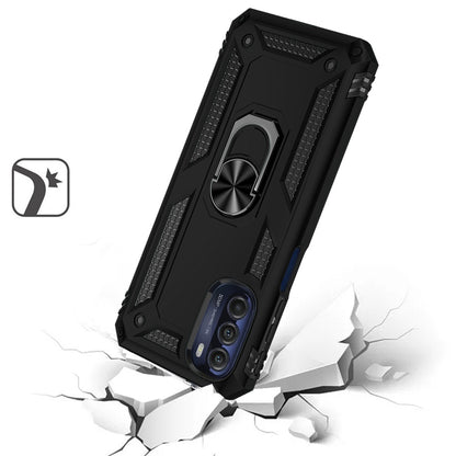 For Motorola Moto G Stylus 5G 2022 Hybrid Armor Durable 360° Rotatable Ring Stand Holder Kickstand Fit Magnetic Car Mount  Phone Case Cover