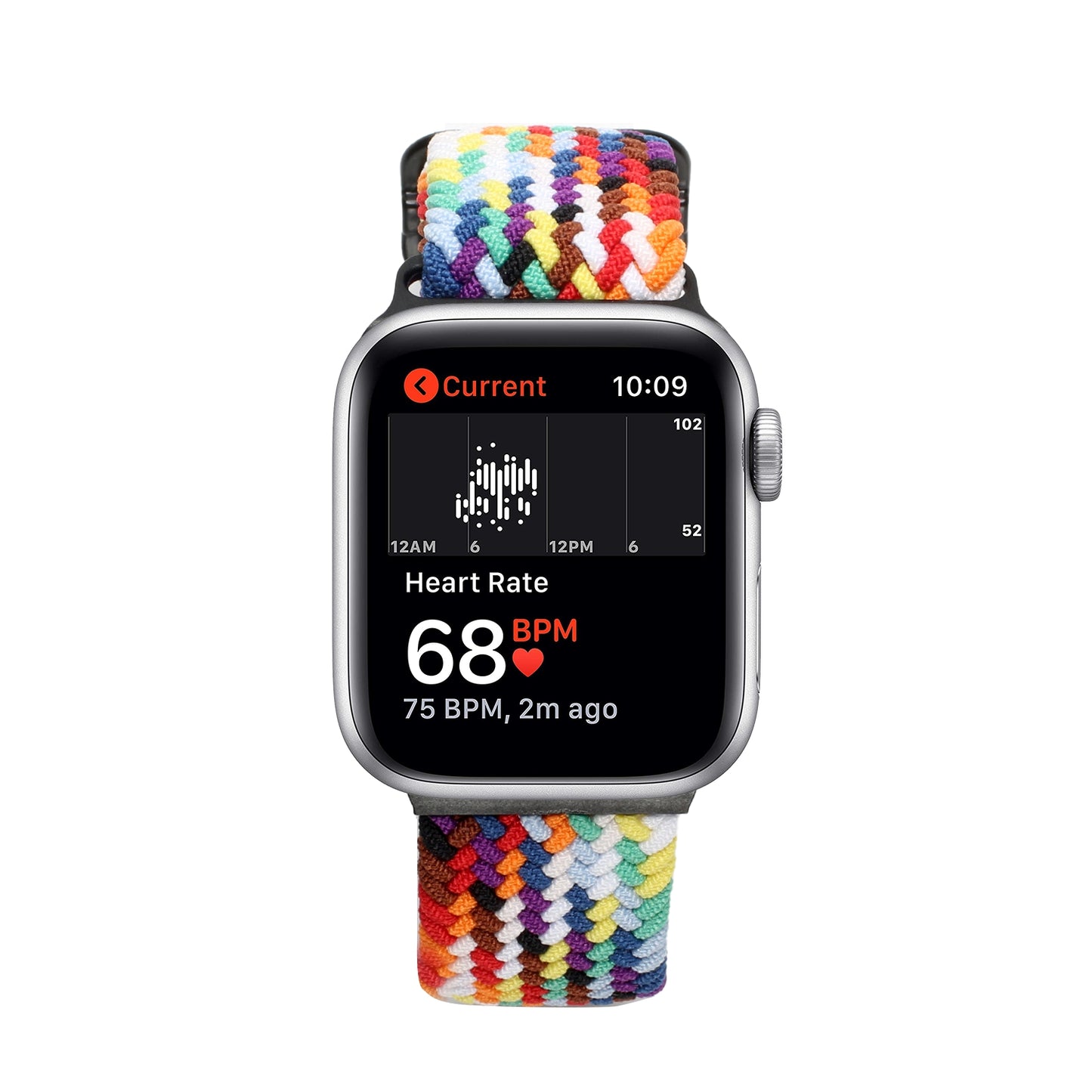 For Apple Watch Size 42/44/45mm Stretchy Nylon Solo Loop Bands Adjustable Braided Sport Elastics Women Men Strap for iWatch Series 7 6 5 4 3 2 1 SE  Phone Case Cover