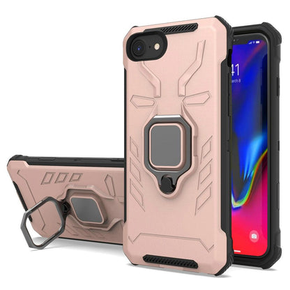 For Apple iPhone SE 2022 /SE 2020/8/7 Hybrid TPU Armor Military Protection Heavy Duty Shockproof with 360 Rotatable Ring  Phone Case Cover